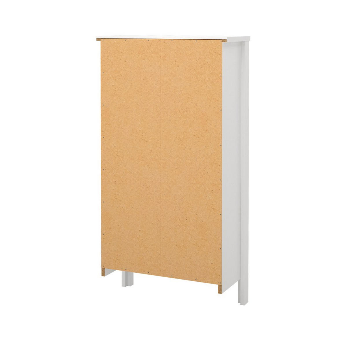 SCHUHSCHRANK, Madrid, Weiß, Holzwerkstoff, 54 x 25 x 103 cm - Weiß, Holzwerkstoff (54/103/25cm) - ebuy24