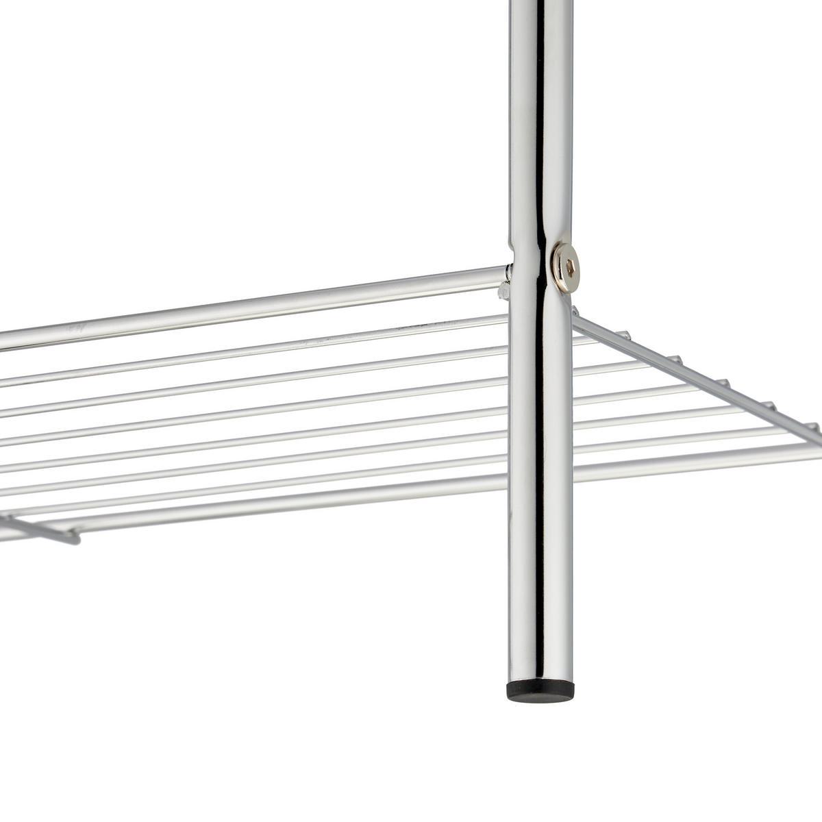 HANDTUCHSTÄNDER - Silberfarben, Kunststoff/Metall (57.5/83.5/25.5cm) - Relaxdays