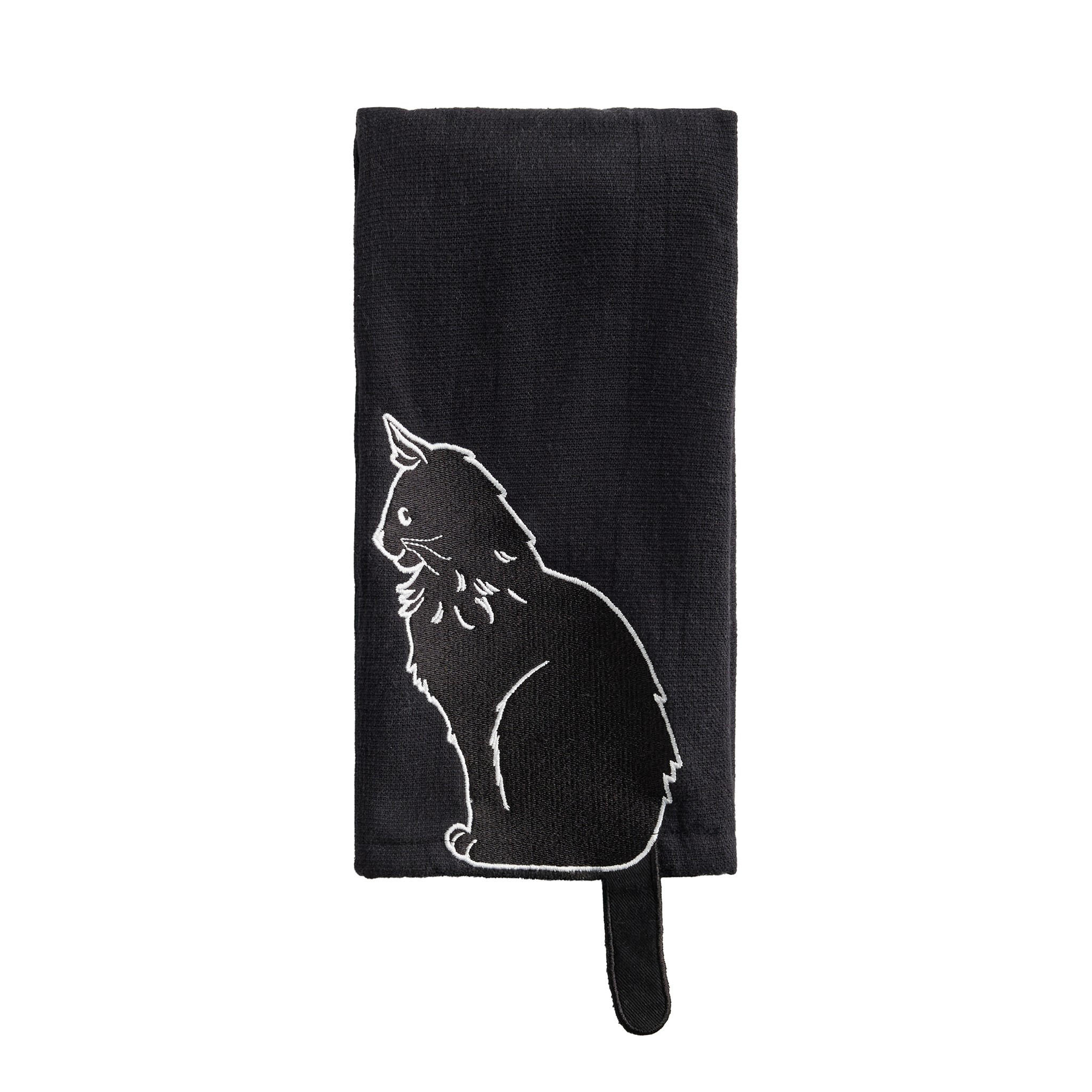 KÜCHENHANDTUCH Kitki - Schwarz, Textil (37/50cm) - home&you