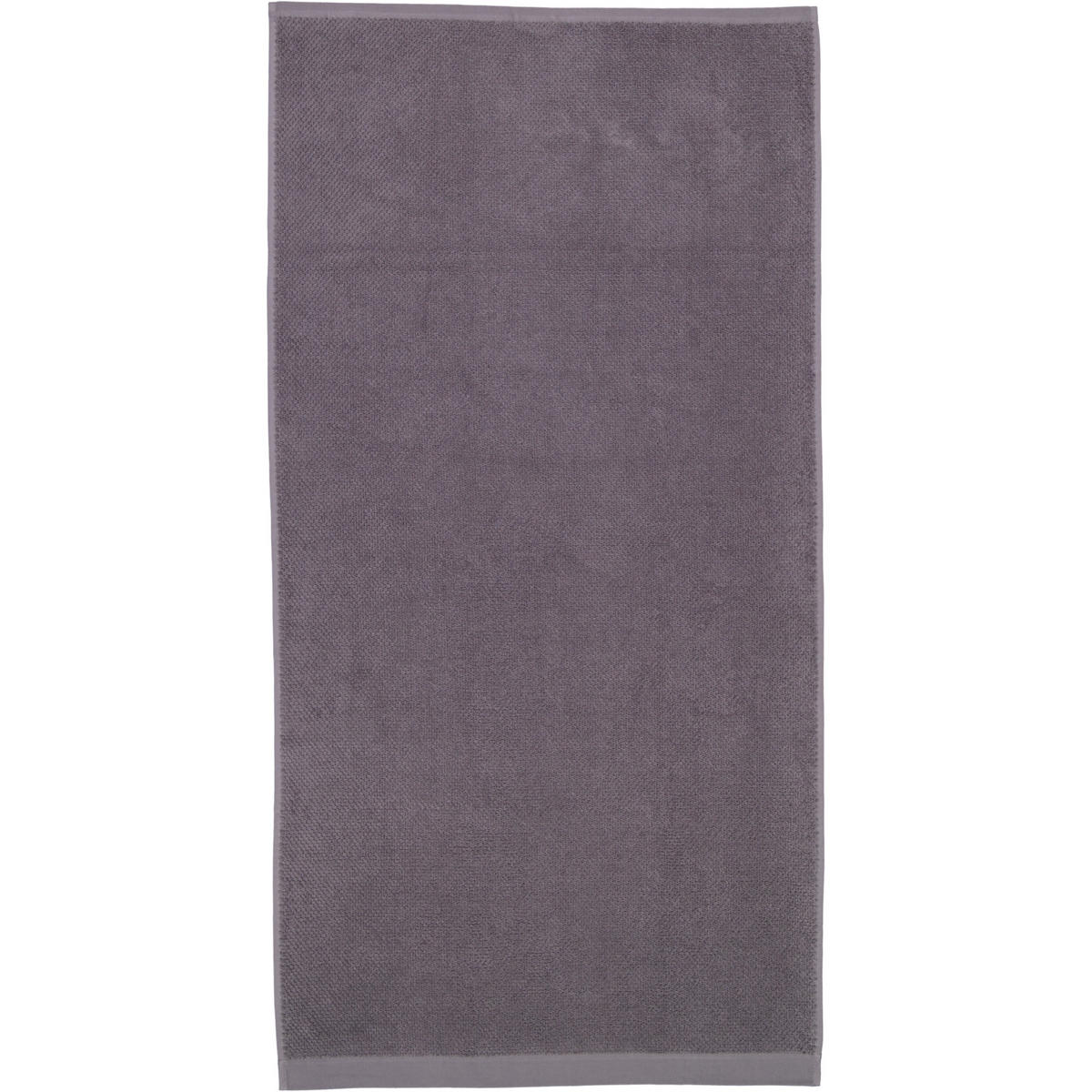 DUSCHTUCH BARONESSE ZINN - 02 - Dunkelgrau, Textil (70/130cm) - Rhomtuft