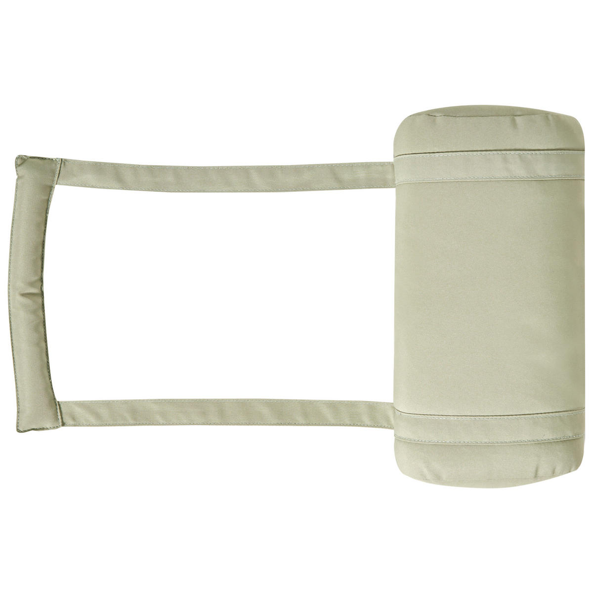 LIEGENAUFLAGE Grün 58/189 cm Toscana/Java/Amantea Premium - Grün, Textil (189/5/58cm) - Beliani