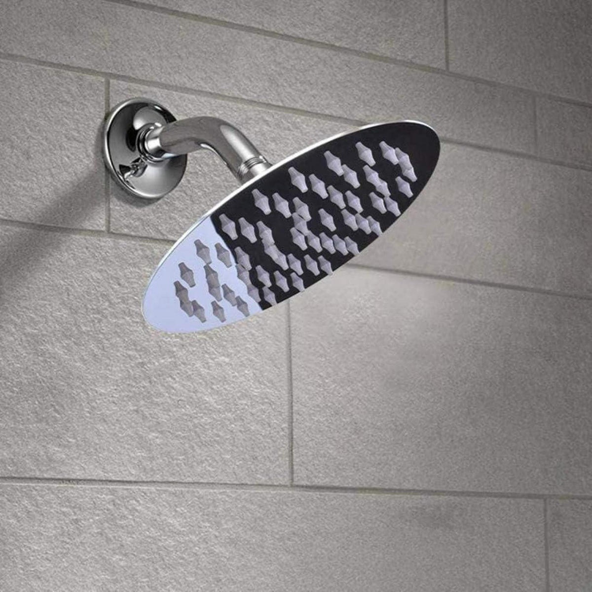 REGENBRAUSE 15 cm Edelstahl Chrom - Silberfarben, Metall (15/2/15cm)