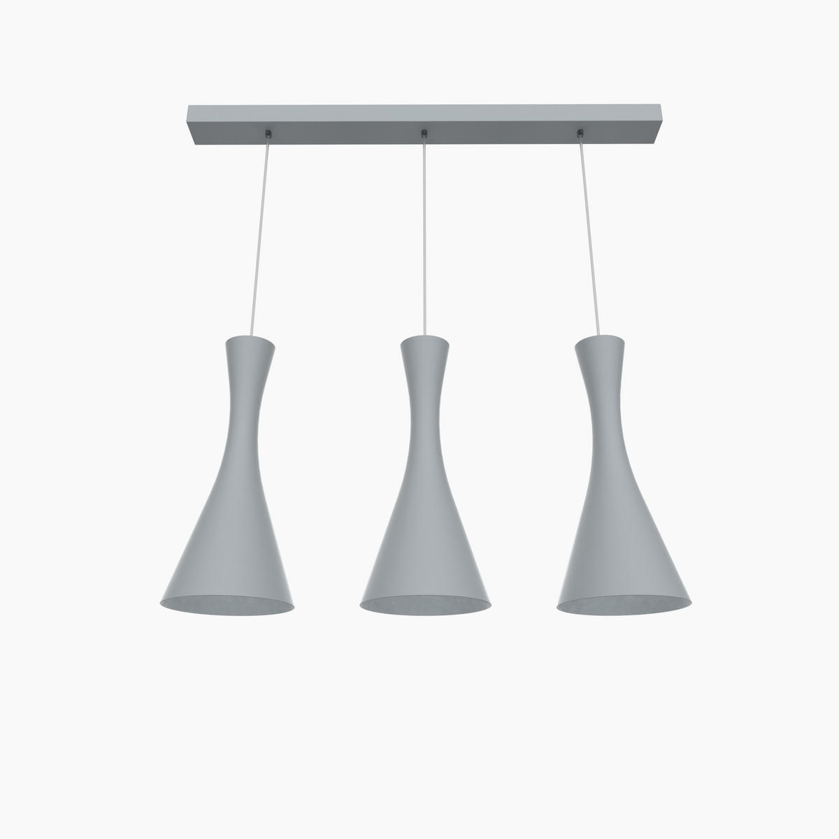 HÄNGELEUCHTE - Grau, Metall (20/100/120cm) - Lumicom