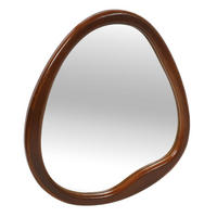 WANDSPIEGEL Dekorativ 32/36 cm - Braun, Glas (1.5/36/32cm) - Home Styling Collection