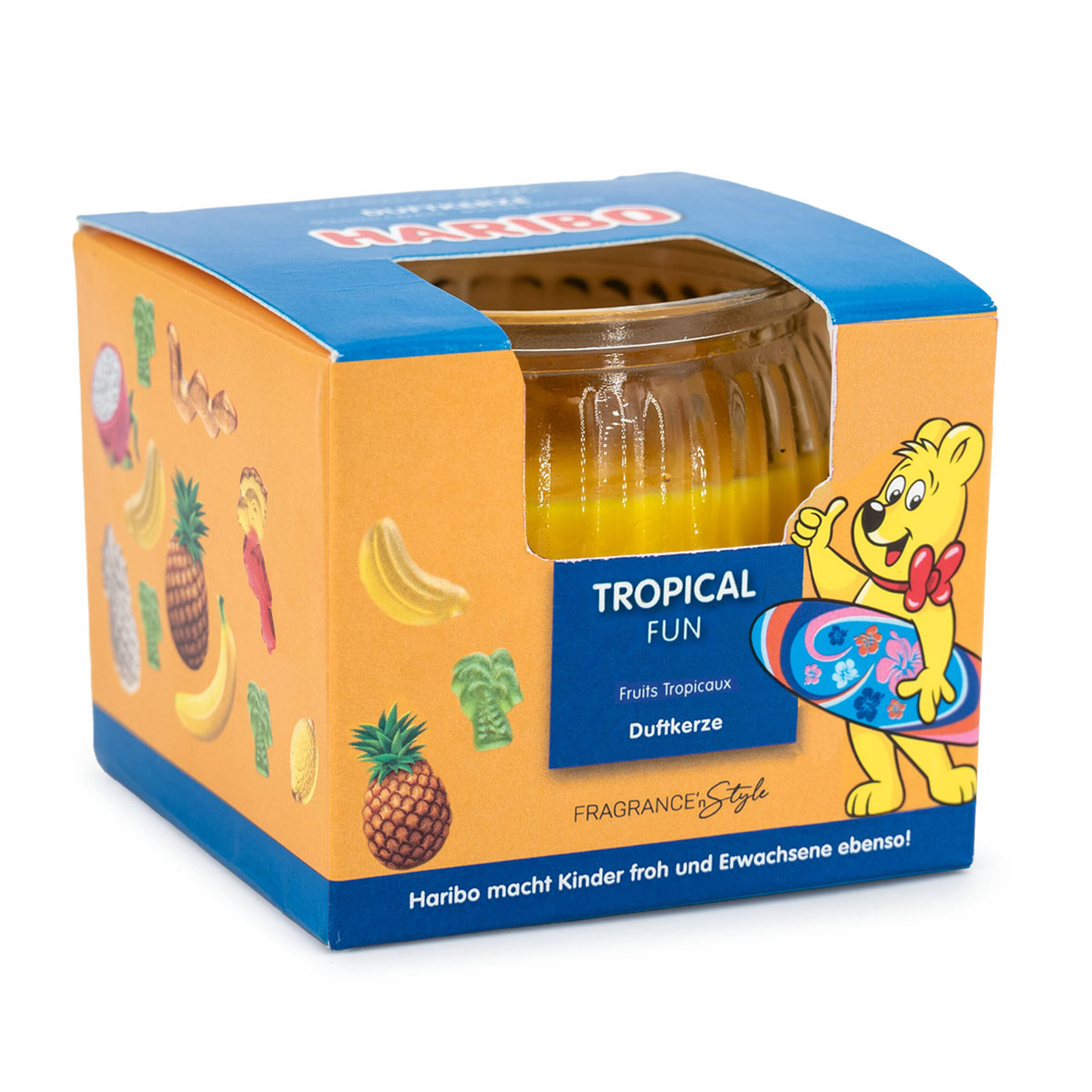 VONNÁ SVÍČKA Transparentní Tropical Fun 85 g