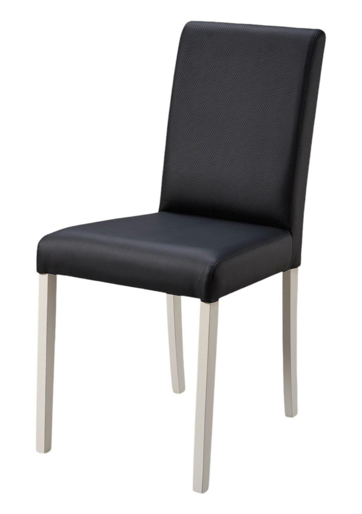 ECKBANKGRUPPE Danica Holzwerkstoff Weiß Polster Schwarz - Schwarz/Weiß, Holzwerkstoff (169/88/139cm) - 58aufmkessel