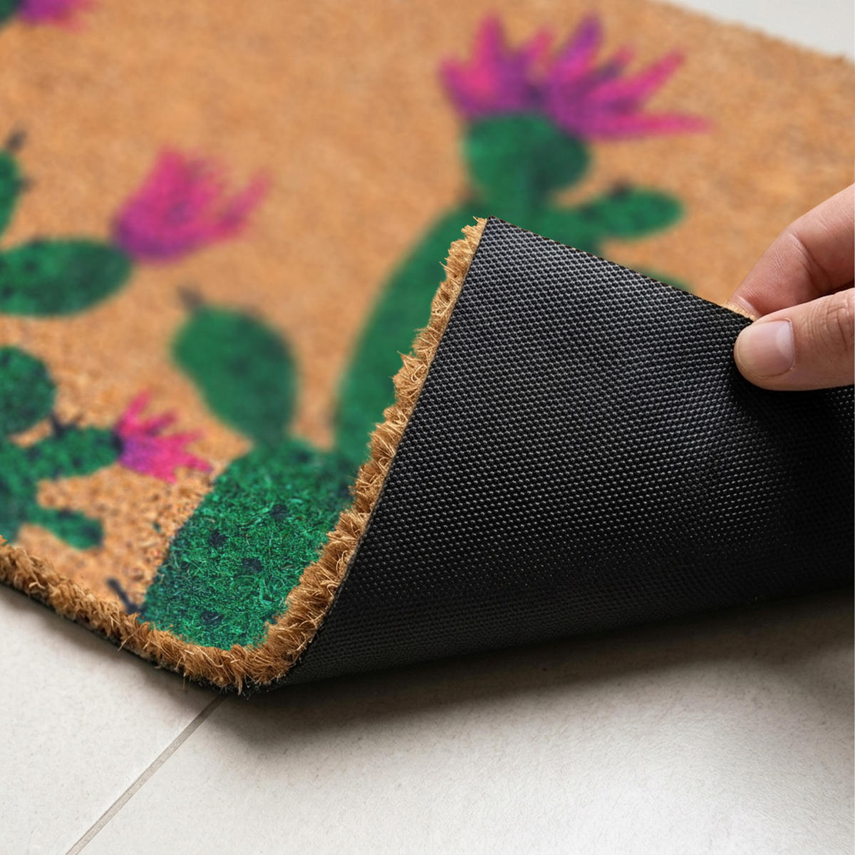 ROHOŽ - viacfarebná, textil/plast (60/40cm) - Relaxdays