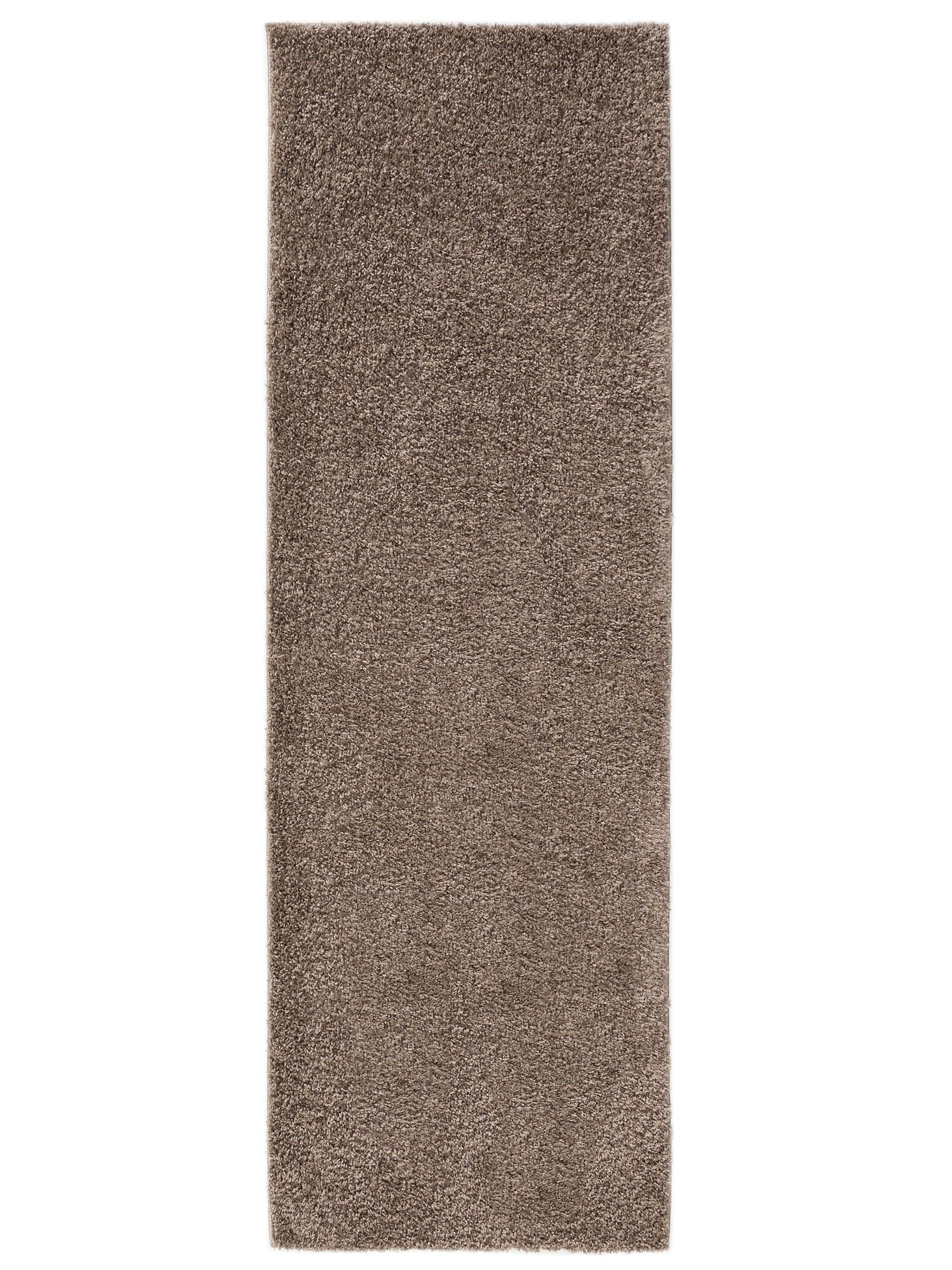 HOCHFLORTEPPICH Soho Taupe 80x300 cm - Taupe, Kunststoff (80/300cm) - benuta