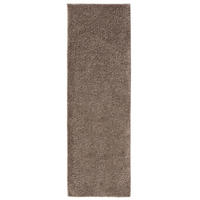 HOCHFLORTEPPICH Soho Taupe 80x300 cm - Taupe, Kunststoff (80/300cm) - benuta