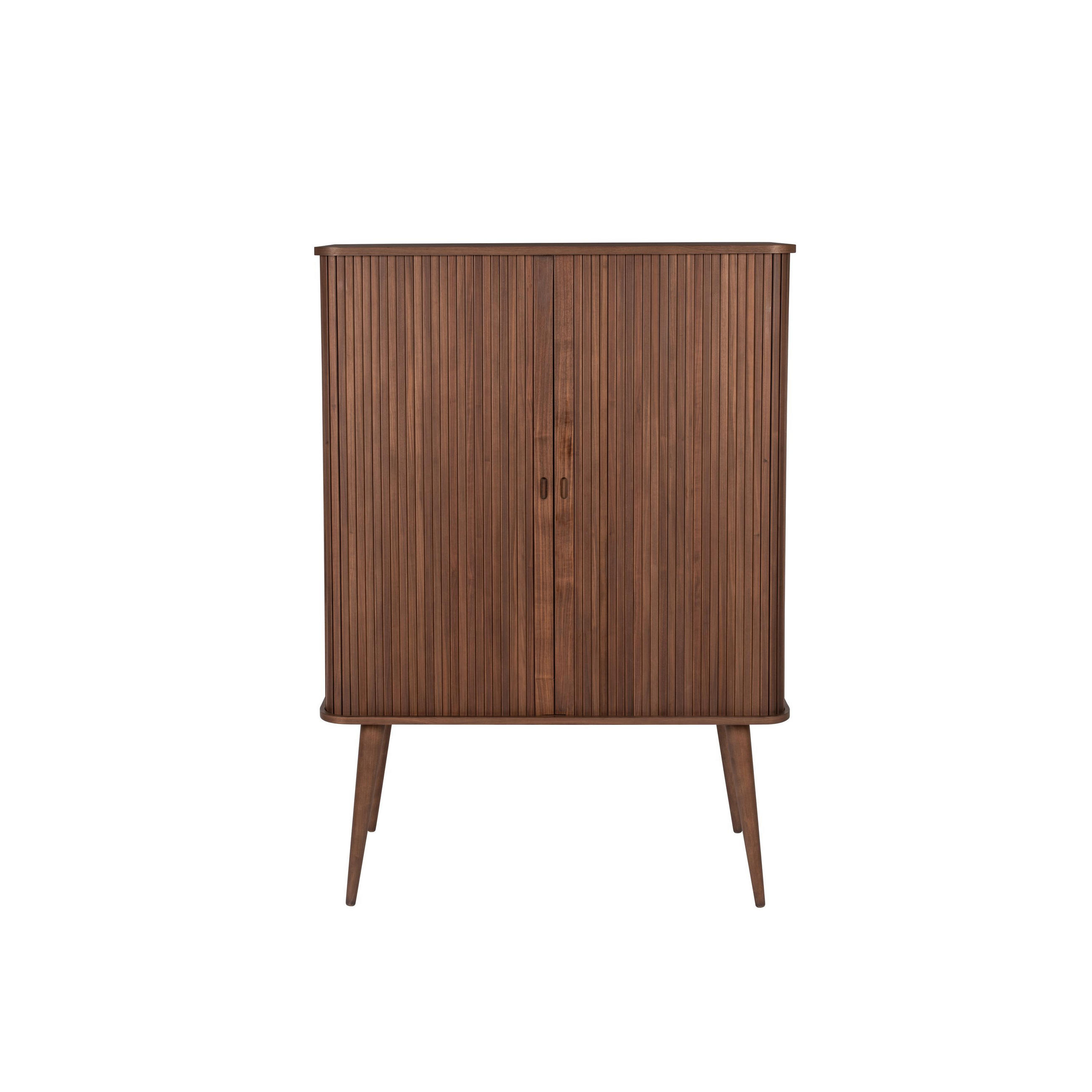 AUFBEWAHRUNGSSCHRANK Barbier Walnussfarbe - Braun, Holzwerkstoff (100/140/45cm) - Zuiver