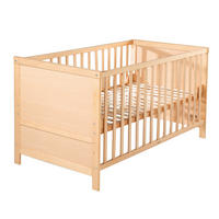 BABYBETT mit Umbauecken 70 x 140 cm - Naturfarben, Holzwerkstoff (70/140cm) - Roba