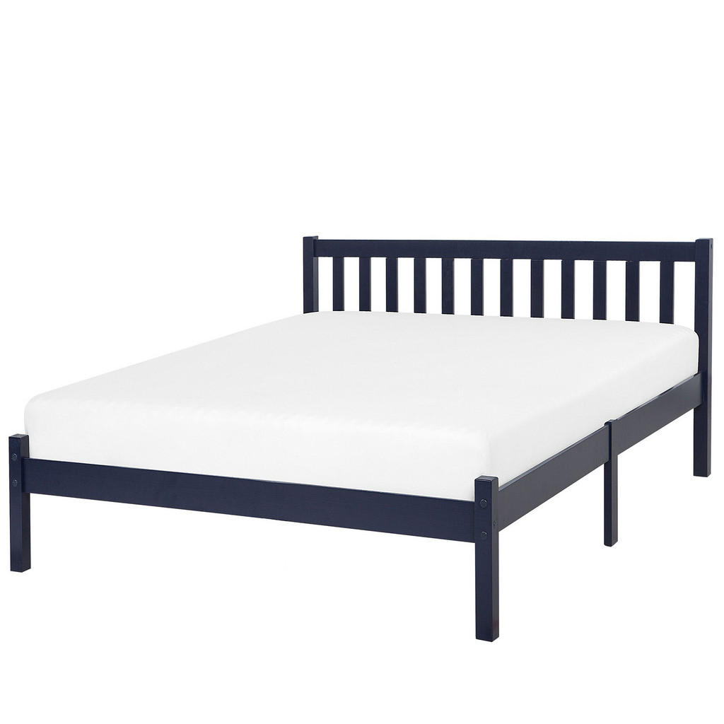 PAT DIN LEMN 140/200cm albastru marin Florac