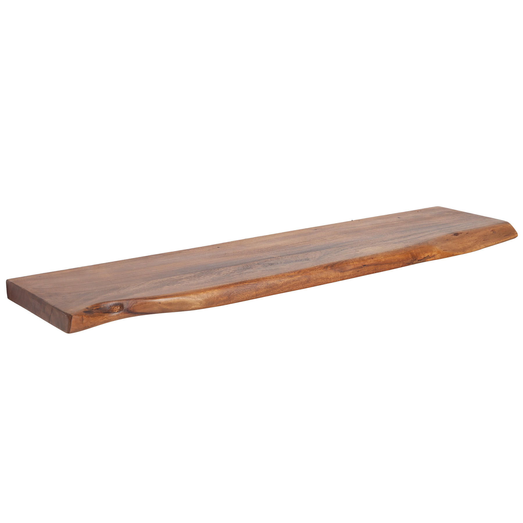WANDREGAL MAMMUT Akazie 115cm - Braun, Holz (115/4/25cm) - riess-ambiente