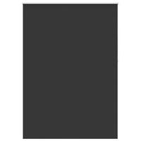 VERDUNKELUNGSROLLO 144,4/230 cm Stoffbreite 140 cm aus Polyester Schwarz - Schwarz, Textil (140/230cm) - vidaXL