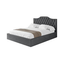 POLSTERBETT mit Bettkasten und Lattenrost, Boxbett ohne Matratze - FALIO 180x200 Dunkelgrau - Anthrazit, Holzwerkstoff/Textil (180/200cm) - ALTDECOR