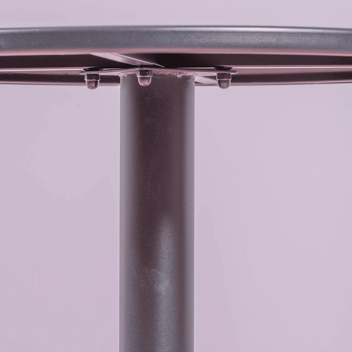 STEHTISCH Rund Schwarz 70/70/77 cm - Schwarz, Metall (70/70/77cm) - Nest Dream