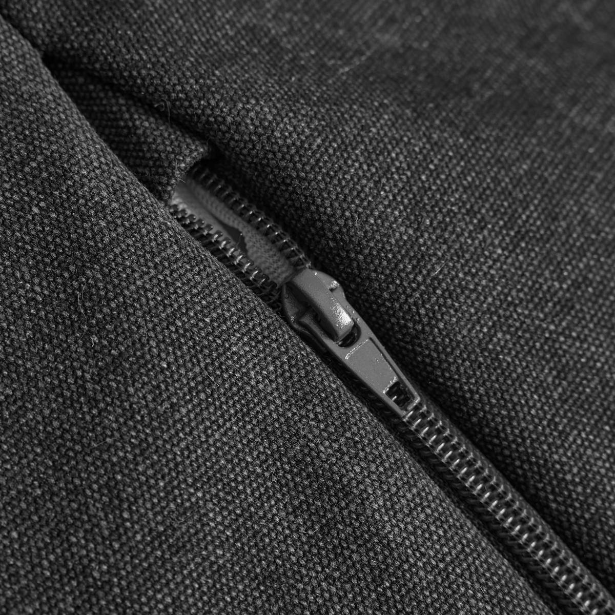 SITZSACK Marta Dunkelgrau Webstoff - Dunkelgrau, Textil (81/56/71cm) - Bessagi Home