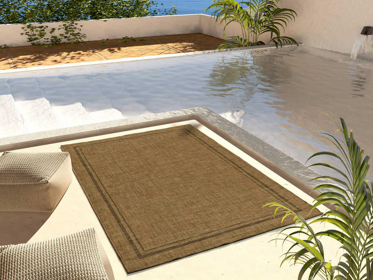 OUTDOORTEPPICH Naturfarben Guinea 80/150 cm - Naturfarben, Naturmaterialien/Textil (80/150cm) - Atticgo