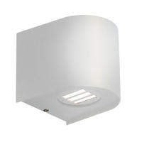 LED AUSSENWANDLEUCHTE Kunststoff Weiß - Weiß, Kunststoff (11.7/10/10.5cm) - Nowa