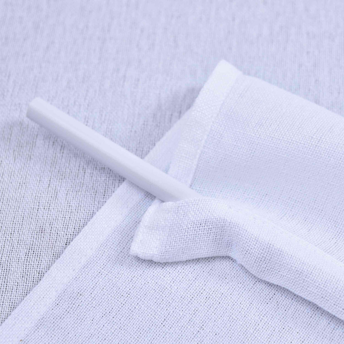 SCHIEBEVORHANG 2ER SET »Leipzig« HxB 245x60 cm Weiß - Weiß, Textil (60/245cm) - Gardinenbox