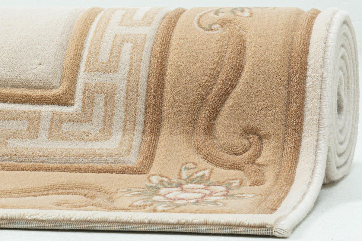 WEBTEPPICH Pelinia 60x110 cm - Beige, Textil (60/110cm) - THEKO