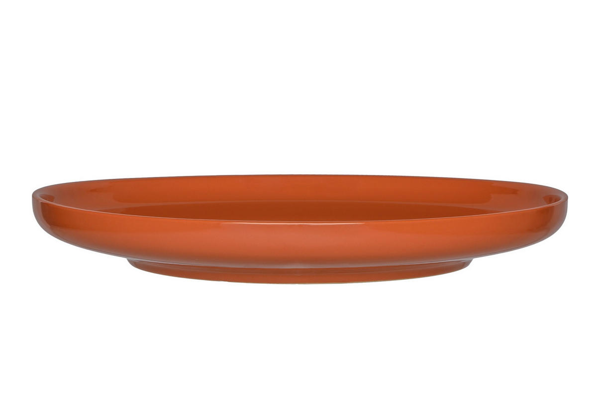 SPEISETELLER Simple Ø 26 cm 2er-Set - Orange, Keramik (26cm)