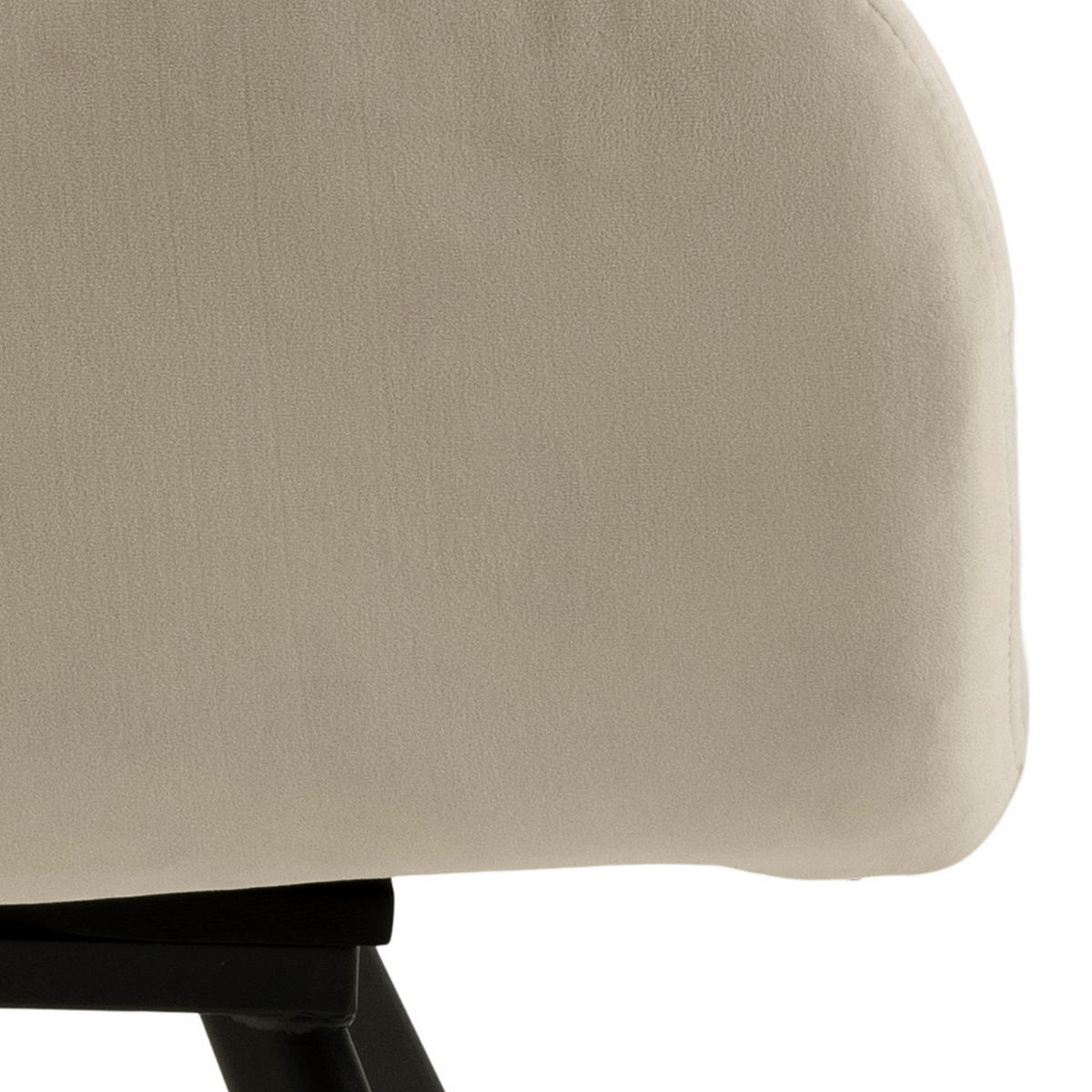 ARMLEHNSTUHL velours braun - Braun, Holzwerkstoff (58/82/62cm) - ebuy24