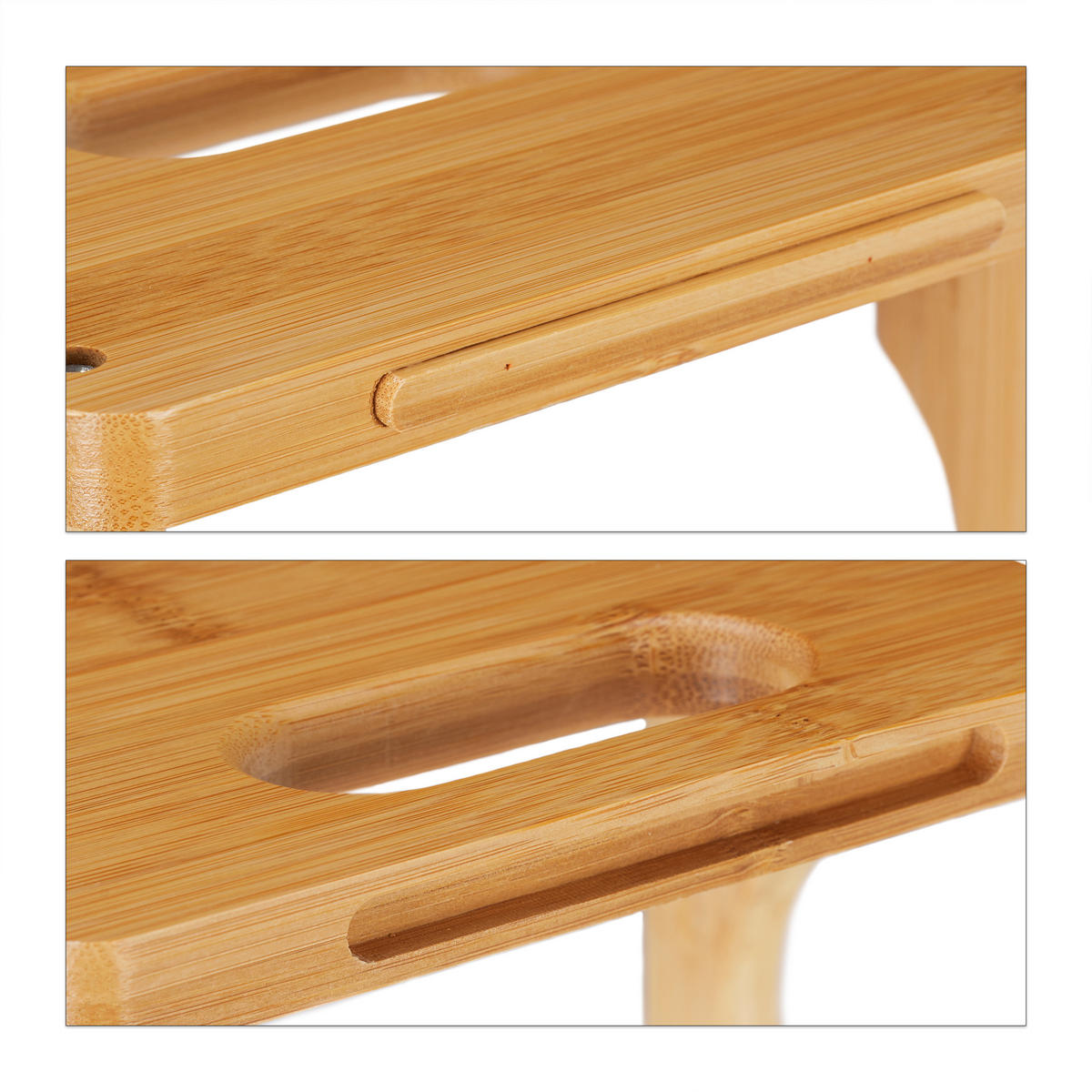 WEINREGAL - Hellbraun, Holz (47/24/18cm) - Relaxdays