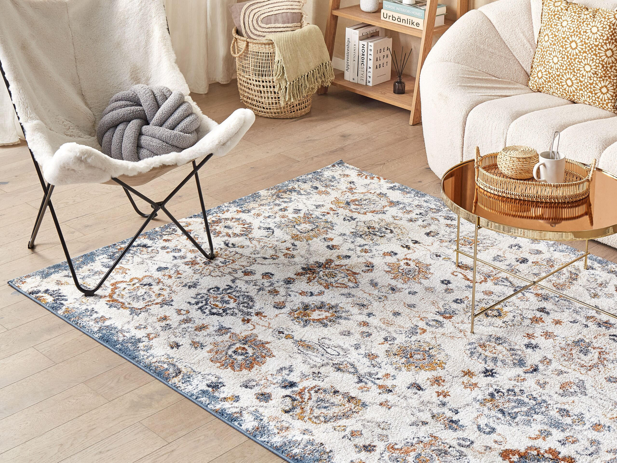 VINTAGE-TEPPICH Akori 300/200 cm - Multicolor, Kunststoff (200/300cm) - Beliani
