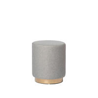 POUF Fani Grau 36 cm x 40 cm - Grau, Textil (36/40/36cm)