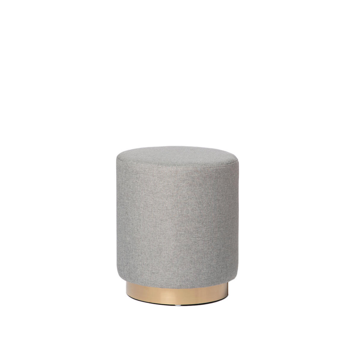 POUF Fani Grau 36 cm x 40 cm - Grau, Textil (36/40/36cm)