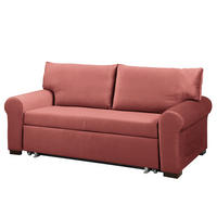 SCHLAFSOFA - Transparent/Altrosa, Birkenholz/Textil (205/95/90cm) - home24