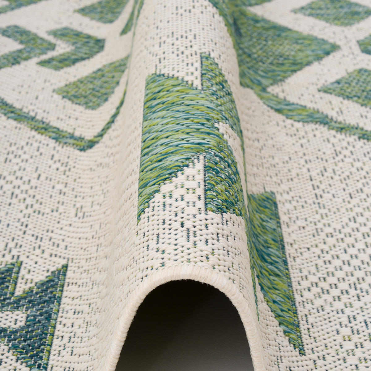 IN- UND OUTDOOR TEPPICH CARPETTO - Creme, Textil (160/235cm) - Pergamon