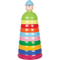 STAPELTURM Stapelturm 03264, 10-teilig bunt bunte Becher, Figur, Höhe 30 cm - Multicolor, Kunststoff (13/30/13cm) - Pilsan