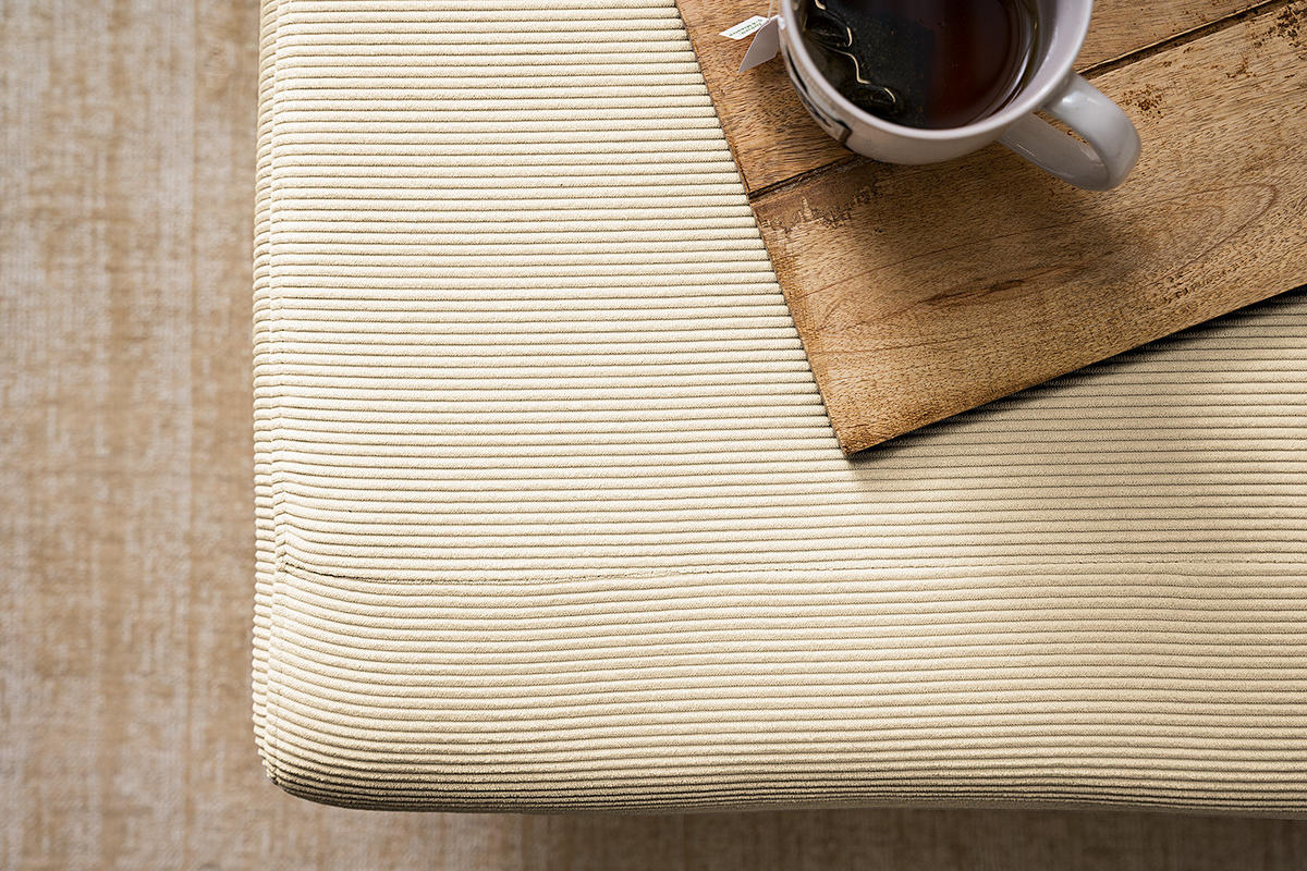 SCHLAFSOFA - Beige/Buchefarben, Buchenholz/Textil (141/81/90cm) - home24