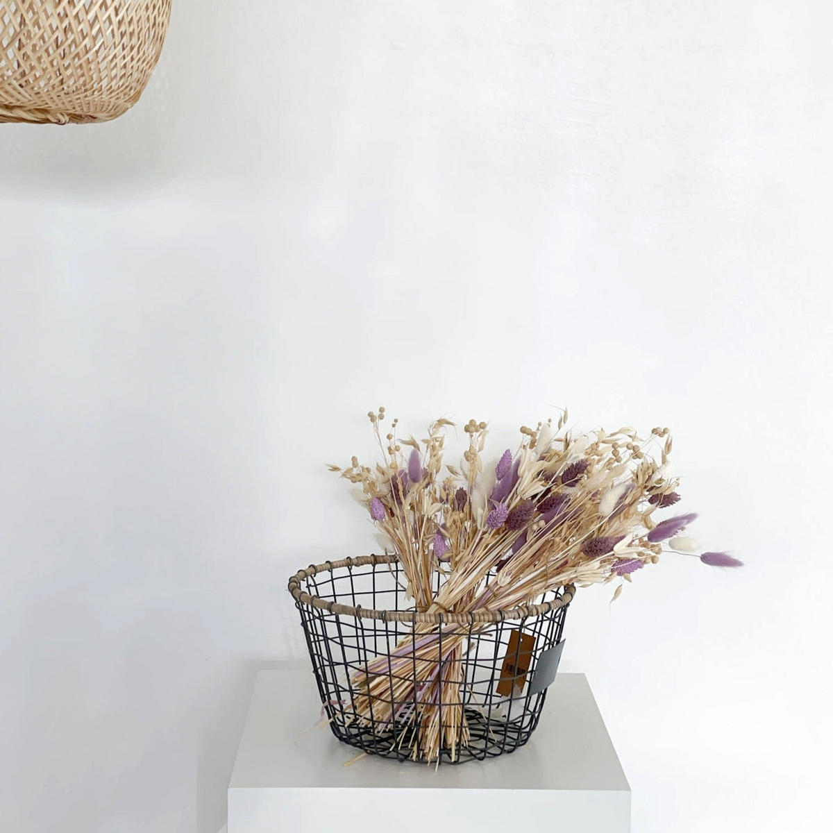 TROCKENBLUMENSTRAUSS Mini lila Very Peri - lila - Lila, Naturmaterialien (30cm) - Lykke & You