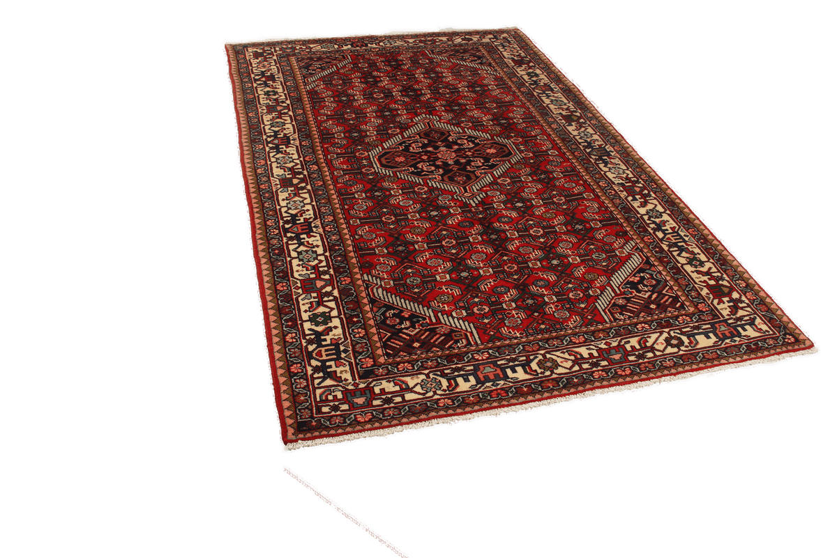 TEPPICH Assadabad Rot 207/130 cm Schurwolle - Rot, Textil (130/207cm) - Looma