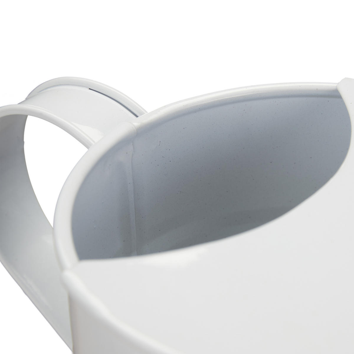 GIESSKANNE - Weiß, Metall (28.5/14/13cm) - Relaxdays