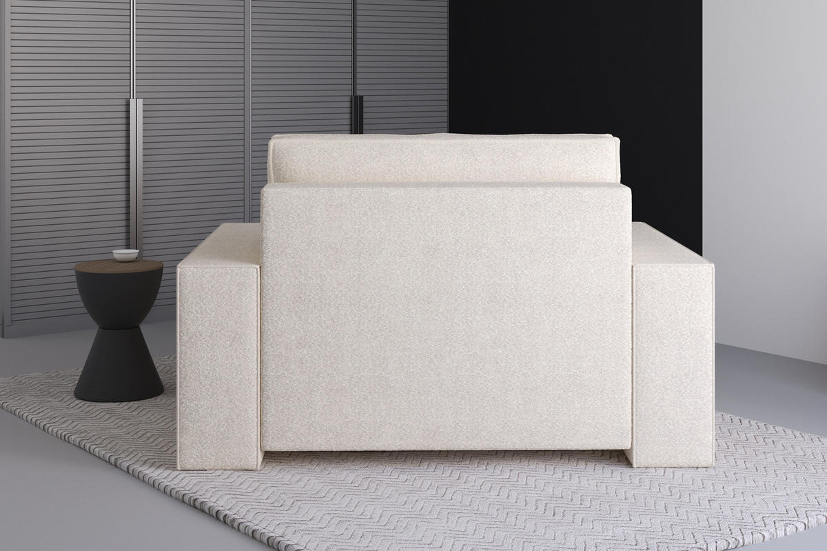 XXL-SESSEL Denver - Creme - Creme, Holzwerkstoff (100/85/162cm) - Möblo