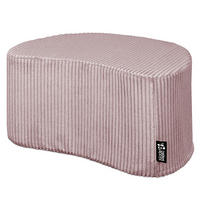 SITZSACK Halbmond 54/36/35 cm, weicher Cord 420 g/m², Rosa - Pink, Textil (36/35/54cm) - Dreamroots