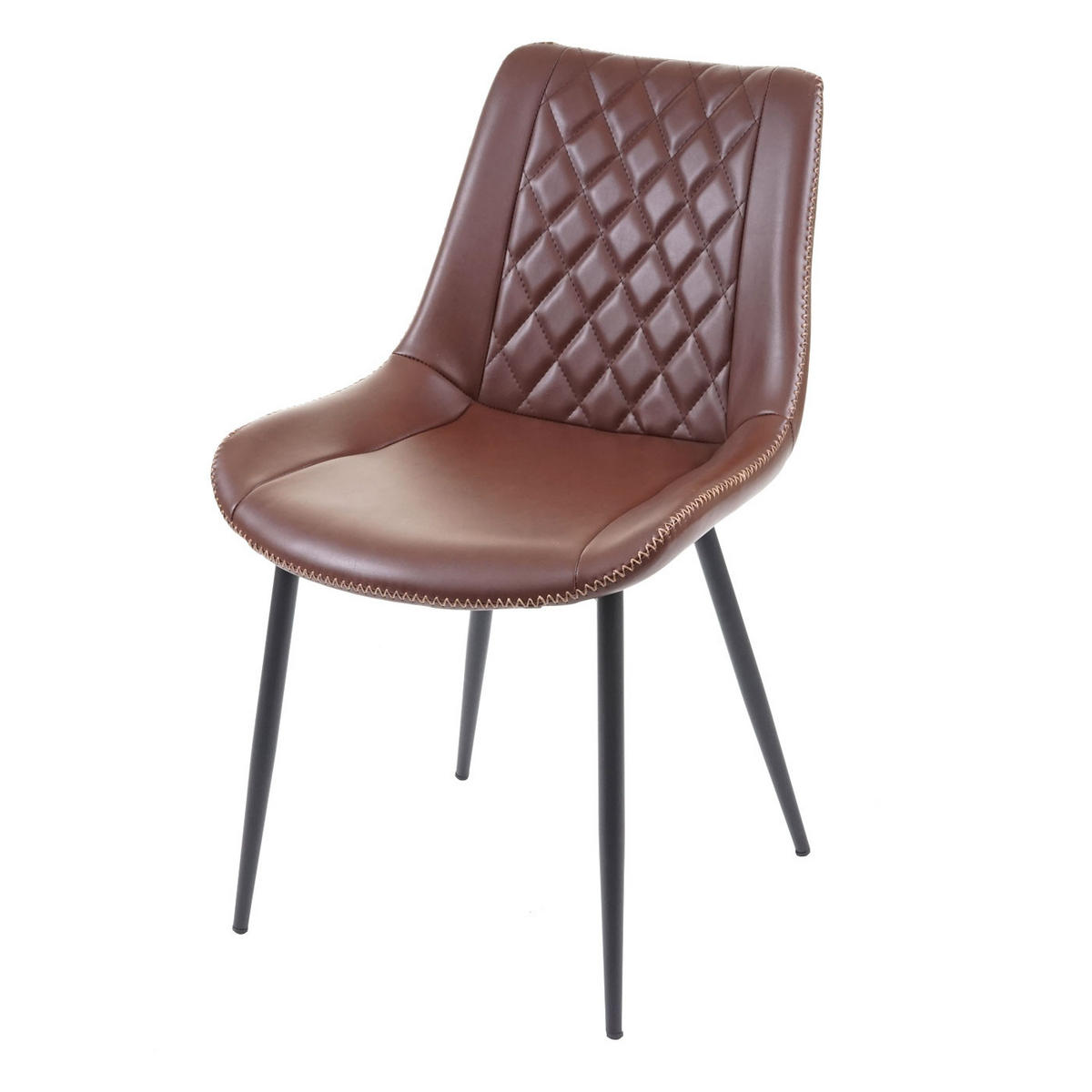ESSZIMMERSTUHL Rehbraun 2er-Set - Hellbraun, Textil (50/81/59cm) - MCW