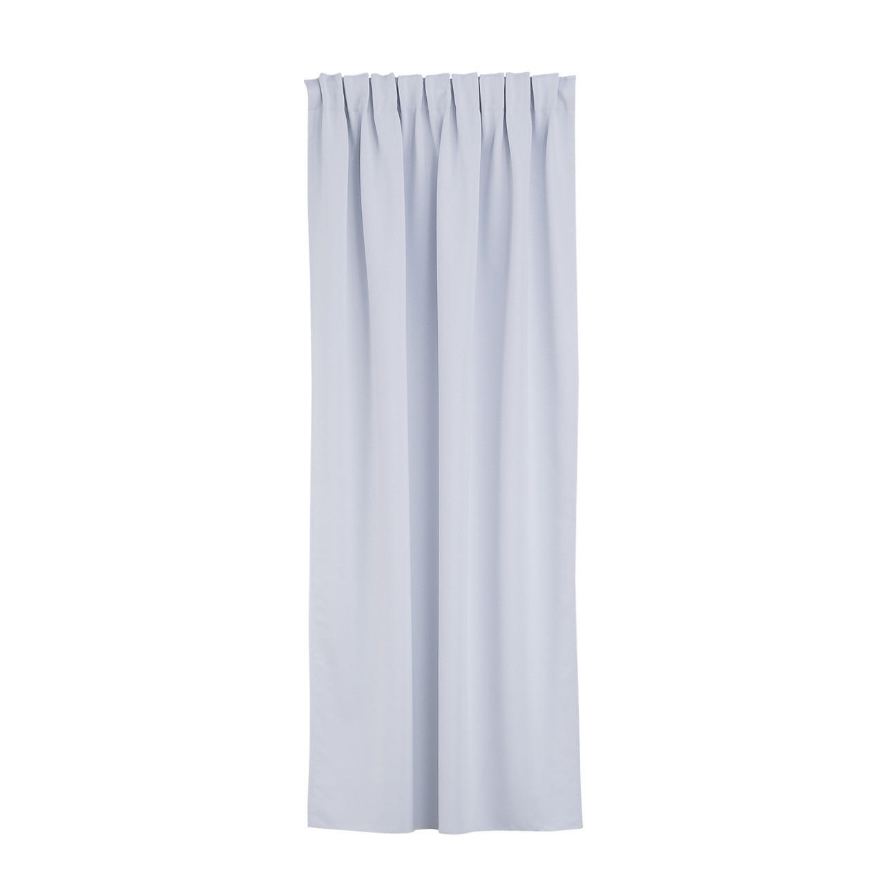 VERDUNKELUNGSVORHANG mit Schlaufenband 140x280 cm kreideweiß - Weiß, Textil (140/280/1cm) - Dekoria