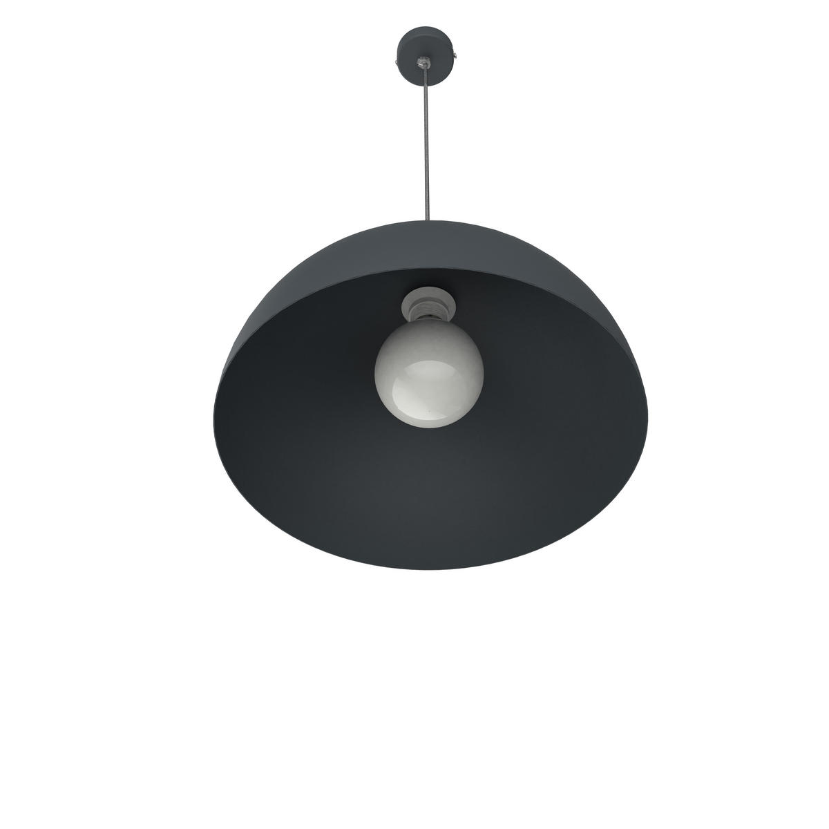 HÄNGELEUCHTE - Anthrazit, Metall (40/40/20cm) - Lumicom