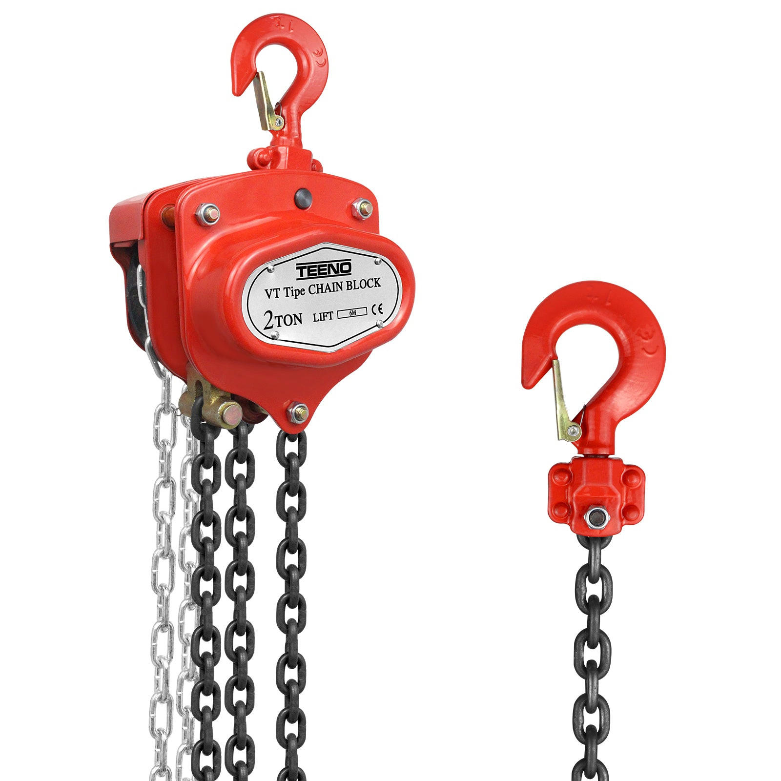 Teeno Handkettenzug Rot 19x29x30 cm