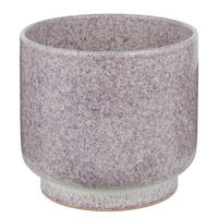 BLUMENÜBERTOPF Speckle - Violett, Stein (20/18/20cm) - Butlers