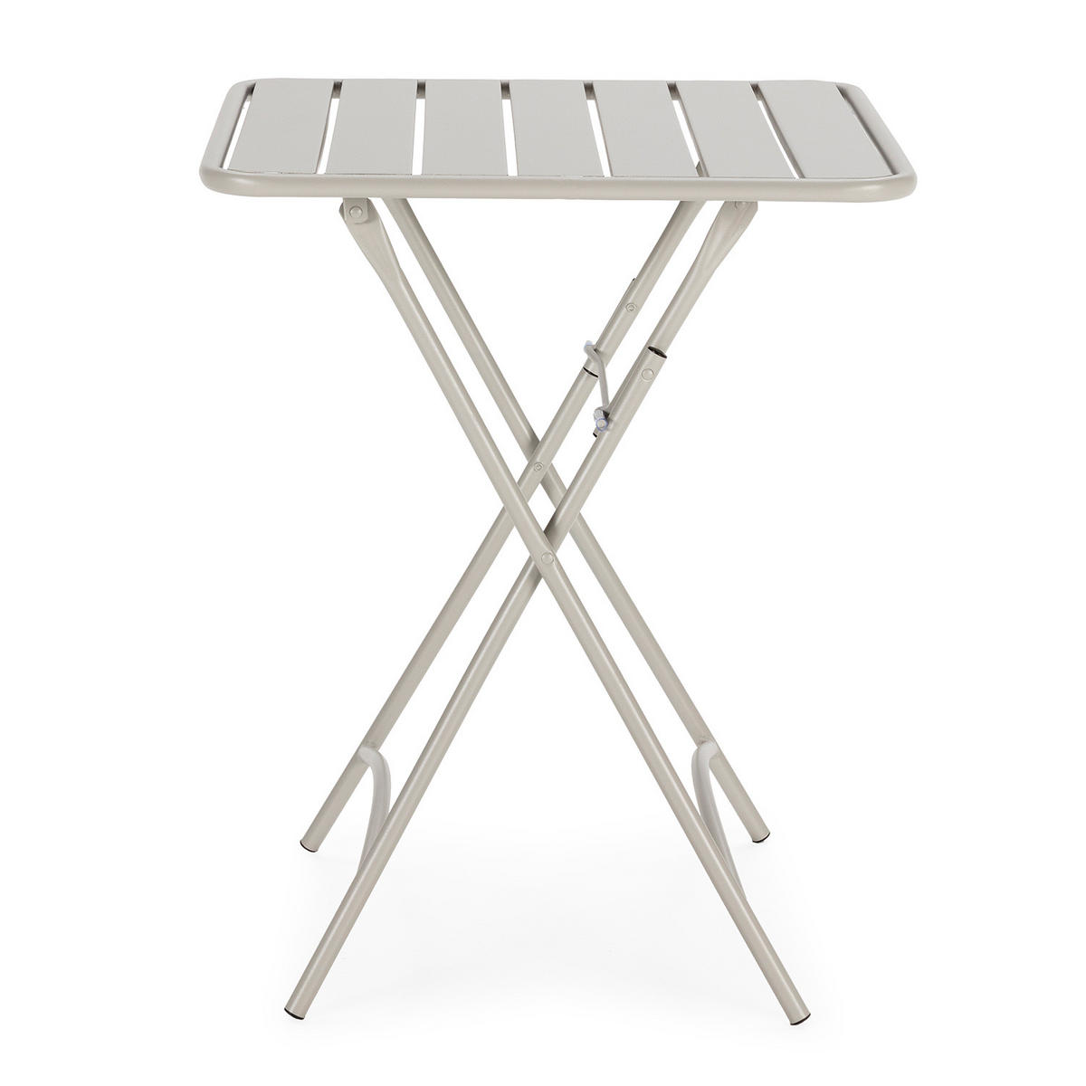 GARTENKLAPPTISCH Perla 60/60/74 cm Metall - Grau, Metall (60/60/74cm) - VS Venta-stock