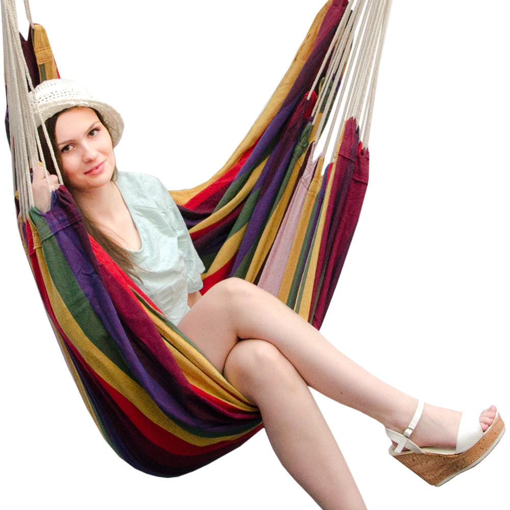 Thumbnail - Amanka Xxl-Familien-Hängesessel, Mehrfarbig, Textil, 140x155x190 cm, Gartenmöbel, Hängesessel