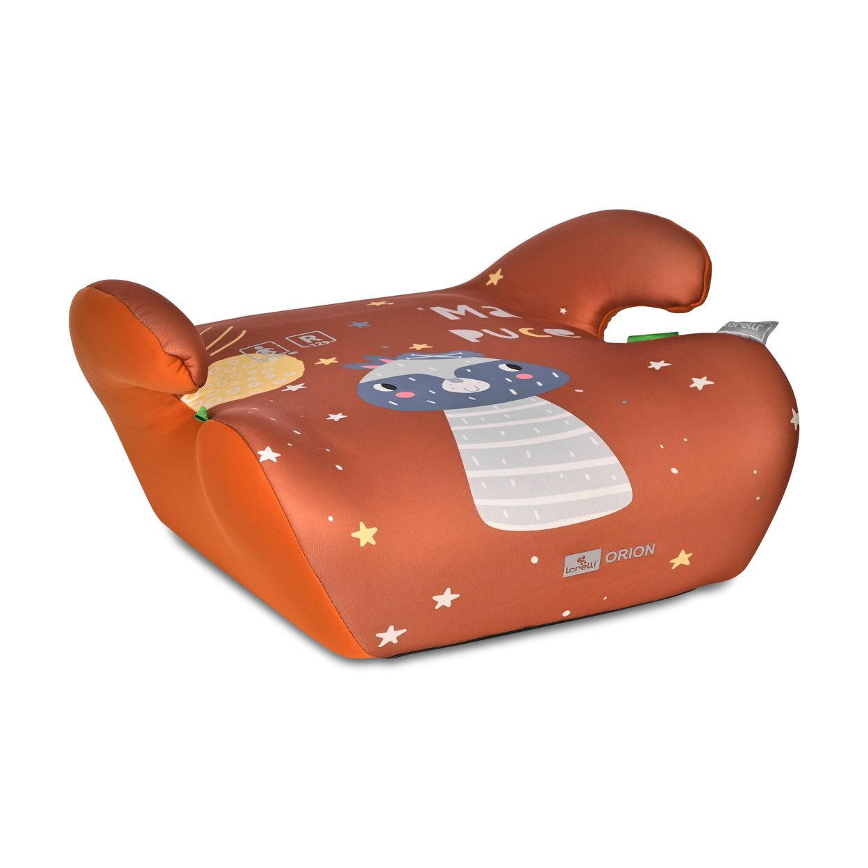 KINDERSITZE i-Size Orion orange (125-150cm) Boostersitz, Bezug waschbar - Orange, Kunststoff (41/20/37cm) - Lorelli