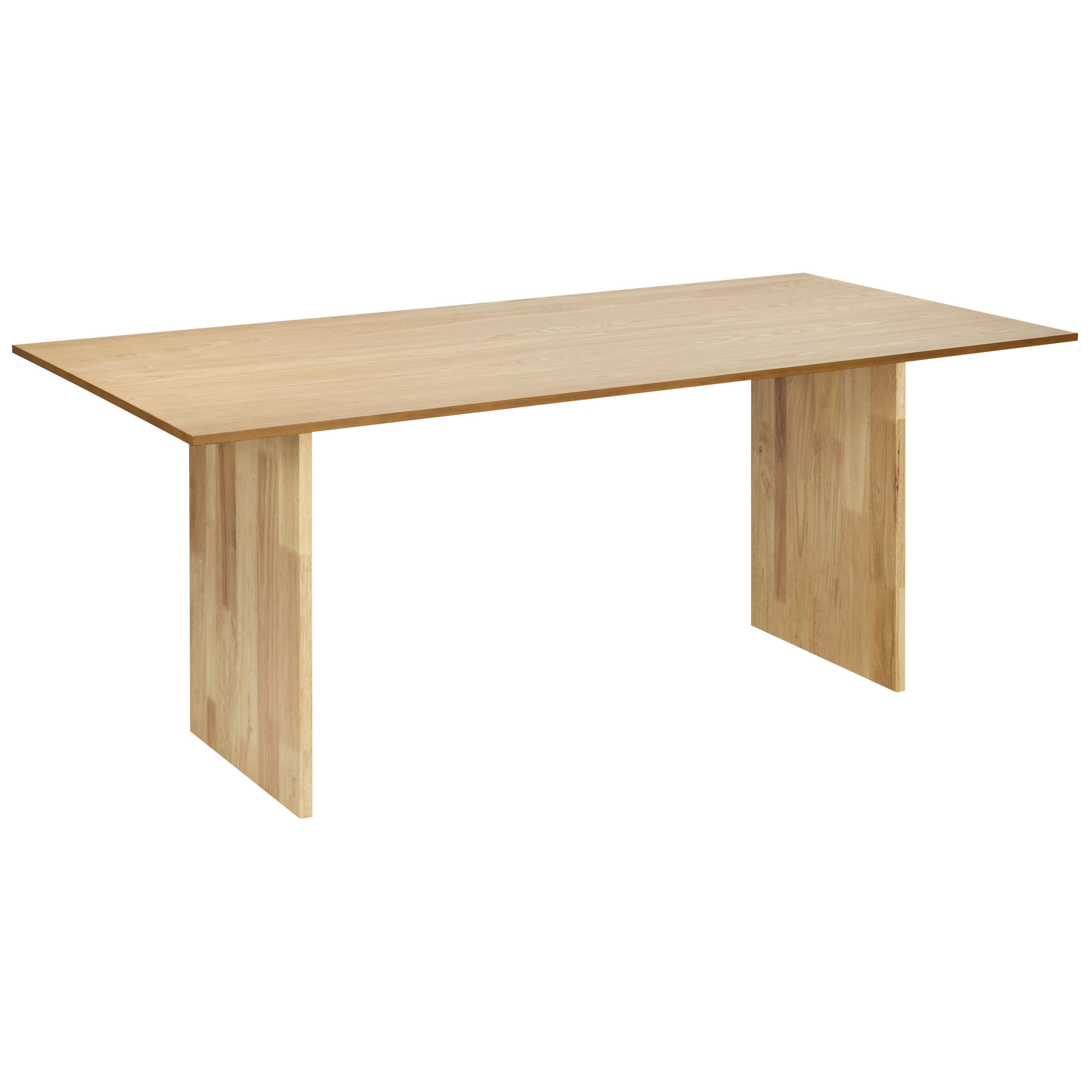 JÍDELNÍ STŮL 180/90 cm Světlý Dřevo Moora - světle hnědá, kompozitní dřevo (180/90/75cm) - Beliani