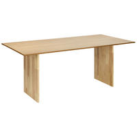 ESSTISCH 180/90 cm Helles Holz Moora - Hellbraun, Holzwerkstoff (180/90/75cm) - Beliani
